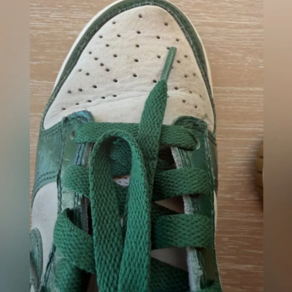 Nike Dunk Low LX Gorge Green Ostrich Premium Sneakers Women's 6.5 - Picture 5 of 8
